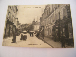 CPA - Montereau (77) - Grande Rue - Hôtel Du Grand Monarque - Librairie Imprimerie - 1949 - SUP  (GG 40) - Montereau