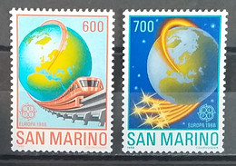 1988 - San Marino - MNH - Transport And Communication - Complete Set Of 2 Stamps - Nuevos