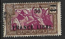 MADAGASCAR N°234  FRANCE LIBRE - Used Stamps