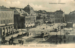 Nice * Le Casino Municipal Et La Place Masséna * Tramway Tram - Places, Squares