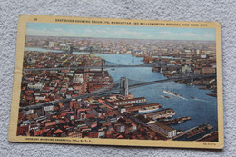 G89, East River Showing Brooklyn, Manhattan And Williamsburg Bridge, Eatas Unis, USA, New York - Brooklyn