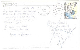 1996 OLIMPIADI CARTOLINA PER ITALIA - Lettres & Documents