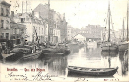 Bruxelles - Quai Aux Briques (animation Edit BFS 1902 - Plaisirs D'Hiver...) - Maritime