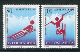 YUGOSLAVIA 1992 Winter Olympic Games  MNH / **.  Michel 2523-24 - Nuovi