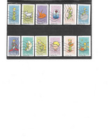 FRANCE 2021   LE PETIT PRINCE  SERIE COMPLETE DE 12 TIMBRES AUTOADHESIFS OBLITERES - Adhesive Stamps