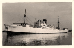 FORT RICHEPANSE * Carte Photo * Bateau Commerce Cargo Paquebot * Compagnie Générale Transatlantique CGT - Commerce