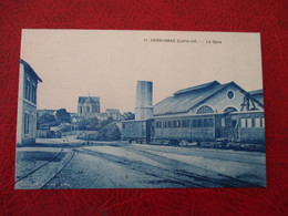 44 HERBIGNAC LA GARE TRAIN WAGONS - Herbignac