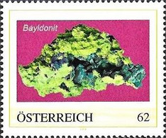 2006+ "Austria" Mineralien, Minerals, Bayldonit, Private Issue, Low Edition! Only 200! LOOK! - Persoonlijke Postzegels