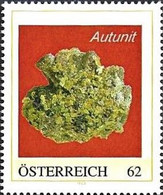 2006+ "Austria" Mineralien, Minerals, Autunit, Private Issue, Low Edition! Only 200! LOOK! - Sellos Privados