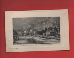 CPA Provenant D'un Carnet -  Le Pouzin  -(Ardèche) - L'Ouvèze Et Le Quartier Des Planches - Le Pouzin