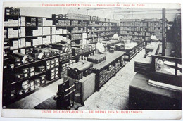 ÉTABLISSEMENT DENEUX FRÈRES - FABRICATION DU LINGE DE TABLE - USINE DE CAGNY-BOVES - Boves