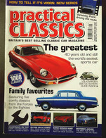 PRACTICAL CLASSICS N°1 Jan 2001 - VW BEETLE - AC COBRA - MGB - JAGUAR XJ6 - VAUXHALL CAVALIER - JAGUAR E-TYPE - Transports