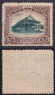 KEDAH 1921 $2 Sc#43 Wmk.MSCA USED @P1003 - Kedah