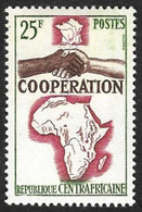 République Centrafricaine 1964 - YT  41  -  Cooperation  - NEUF* - Repubblica Centroafricana