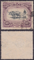 KEDAH 1921 40c Sc#40 Wmk.MSCA USED @P1001 - Kedah