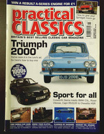 PRACTICAL CLASSICS N°11 Oct 2001 - TRIUMPH 2000 - FORD SIERRA - BMW CSL - ROVER VITESSE - CAPRI RS3100 - CORTINA - Transport