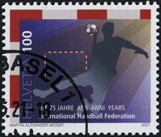 Suisse - 2021 - Handball IHF - Ersttag Stempel ET - Oblitérés