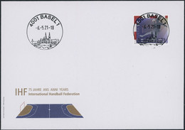 Suisse - 2021 - Handball IHF - Ersttagsbrief FDC ET - Ersttag Voll Stempel - Cartas & Documentos