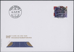 Suisse - 2021 - Handball IHF - Ersttagsbrief FDC ET - Ersttag Voll Stempel - Cartas & Documentos