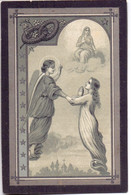 Devotie Devotion Doodsprentje Overlijden Marie Angelique Verstraeten - Ronse Renaix 1872 - 1899 - Avvisi Di Necrologio