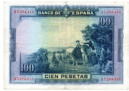 El Banco De Espana (Madrid 1928 ) Cien Pesetas - 100 Pesetas