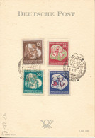 Germany DDR Berlin FDC 3-8-1951 Complete Set Oif 4 Youth Festival For The Freedom - 1e Jour – FDC (feuillets)