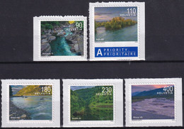 Schweizer Flusslandschaften - Dauermarken - Unused Stamps