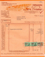 Factuur Verpakkingen Viaene Brugge 1956 (03) - Stamperia & Cartoleria