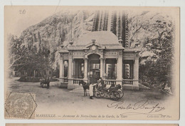 CPA13 - MARSEILLE - Ascenseur De Notre-Dame De La Garde, PRECURSEUR// CIRCULEE - Notre-Dame De La Garde, Lift