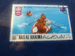 Ras Al Khaima - Jamboree Nippon - 60 Dh - Postage - Polychrome - Oblitéré - Année 1971 - - Usados