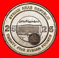 * BI-METALLIC: SYRIA ★ 25 POUNDS 1424-2003 BANK! MINT LUSTRE! ★LOW START★ NO RESERVE! - Siria