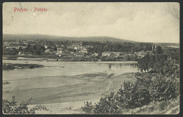 SLOVAKIA POSTYEN BAD PISTYAN Panorama 1909 Old Postcard (see Sales Conditions) 04775 - Slovakia