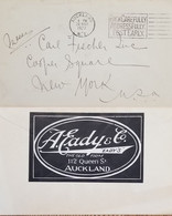 J) 1927 NEW ZELAND, WITH SLOGAN CANCELLATION, PACK CAREFULLY ADDRESSFULLY POST EARLY, CIRCULATED COVER, FROM NEW ZELAND - Other