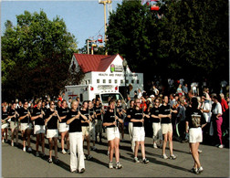 Iowa Des Moines Atlantic Trojan Marching Band Performing At 2004 Iowa State Fair - Des Moines