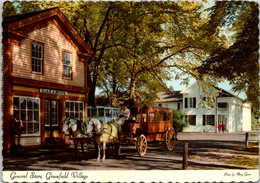 Michigan Dearborn Greenfield Village Stage Coach At General Store 1973 - Dearborn