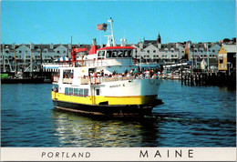 Maine Portland Harbor Boat Maquoit II - Portland