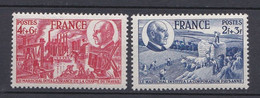 N° 607 Et 608 Corporation Paysanne Chartre Du Travail : Belle Série De 1 Timbre Neuf Impeccable Sans Charnière - Unused Stamps