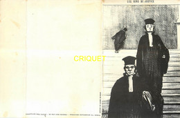 Illustrateur Jean Droit, Pochette De 6 Dessins, Thème Les Gens De Justice, éd Aubert, Place De La Bourse, Beau Document - Droit