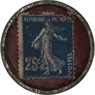 Monnaie, France, Savon Dentifrice De Botot, 25 Centimes, Timbre-Monnaie, SUP - Monétaires / De Nécessité