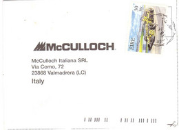 IRLANDA 2001 JORDAN GRAN PRIX FORMULA 1 PER ITALIA - Storia Postale