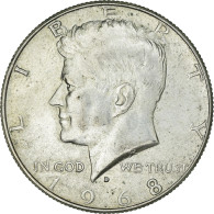 Monnaie, États-Unis, Kennedy Half Dollar, Half Dollar, 1968, Denver, SUP+ - 1964-…: Kennedy