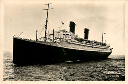 ILE DE FRANCE * Carte Photo * Bateau Commerce Cargo Paquebot * Compagnie Générale Transatlantique CGT - Koopvaardij