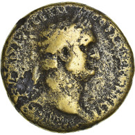 Monnaie, Domitien, Sesterce, Roma, Rare, TB, Cuivre, RIC:358 - Les Flaviens (69 à 96)