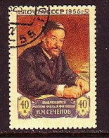 USSR 1956. I. Sechenov. Used. Mi. Nr. 1834. - Usati
