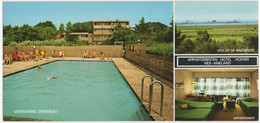 Nes - Hotel 'Hofker'- Ameland - (Nederland/Holland) - (Lange Ansichtkaart: 21 Cm X 10.3 Cm) - Zwembad / Piscine - Ameland