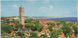 Terschelling - Dorp West, Vuurtoren 'Brandaris' - (Nederland/Holland) - (Lange Ansichtkaart: 21 Cm X 10.3 Cm) - L 1282 - Terschelling