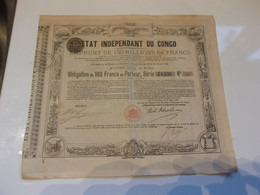 ETAT INDEPENDANT DU CONGO (1888) - Zonder Classificatie