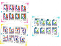 RUSSIA 1992 - OLIMPIADI - ALBERTVILLE  92 - MINIFOGLI - MNH/** - Nuevos