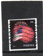 ETATS-UNIS    Forever     2014     Y&T : 4679c  Roulette     Sur Fragment     Oblitéré - Coils & Coil Singles