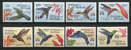 Antigua -Barbuda - Surchargé Barbuda Mail - ** N° 1290 à 1297 - Oiseaux - Antigua Y Barbuda (1981-...)
